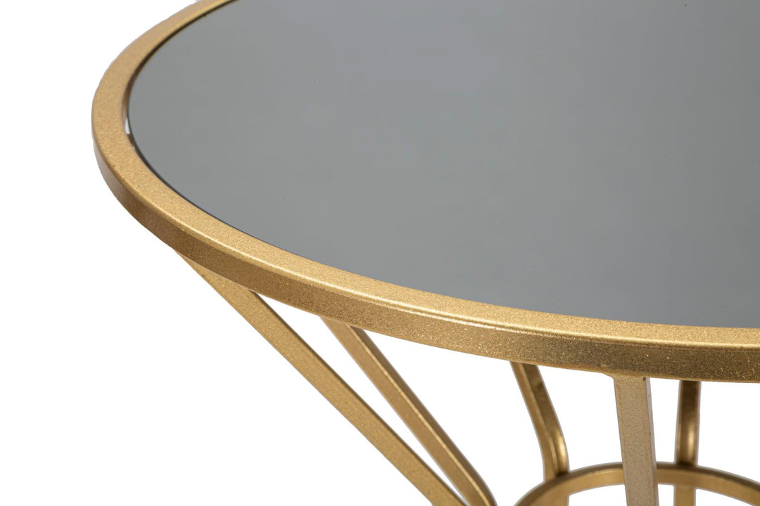 Glam sidebord i metal og MDF – 50x100 cm