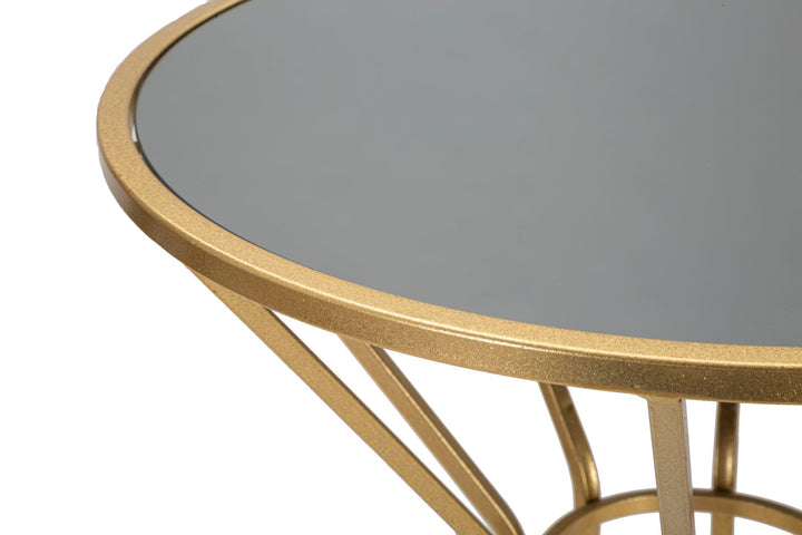 Glam sidebord i metal og MDF – 50x100 cm