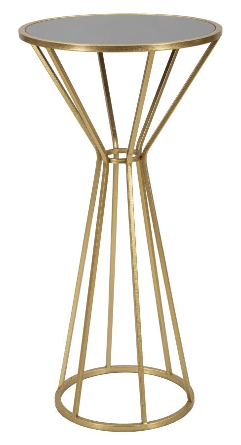 Glam sidebord i metal og MDF – 40x80 cm