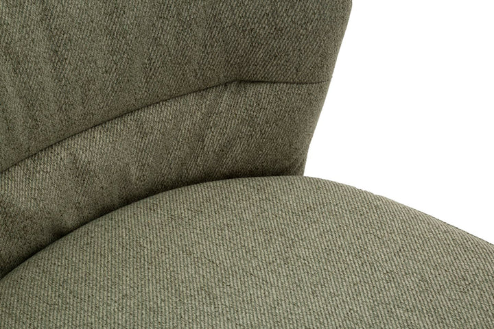 Glam barstole i træ, metal og stof, sæt med 2 styks – 52x59x108 cm