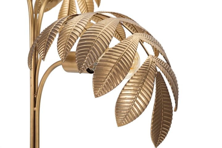 Glam bordlampe i guldfarve, metal – 57x81 cm