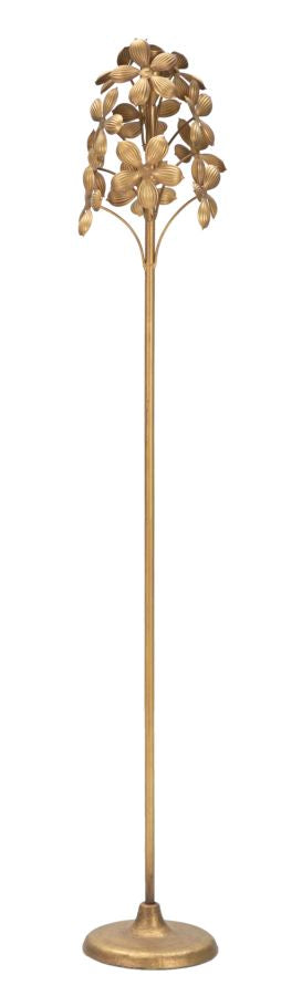 Glam lysestage i guldfarve, jern – 17x93 cm