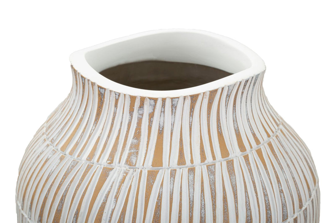 Moderne vase i polyresin – 22x44 cm