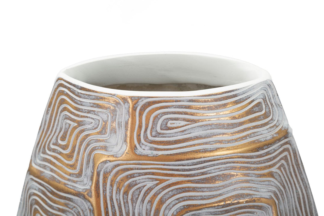 Moderne vase i polyresin – 24x11x5 59x5 cm