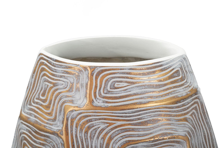Moderne vase i polyresin – 24x11x5 59x5 cm