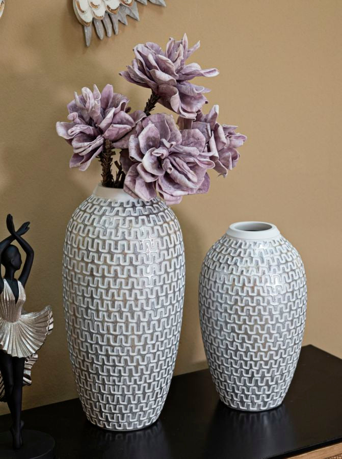 Moderne vase i polyresin – 21x43 cm