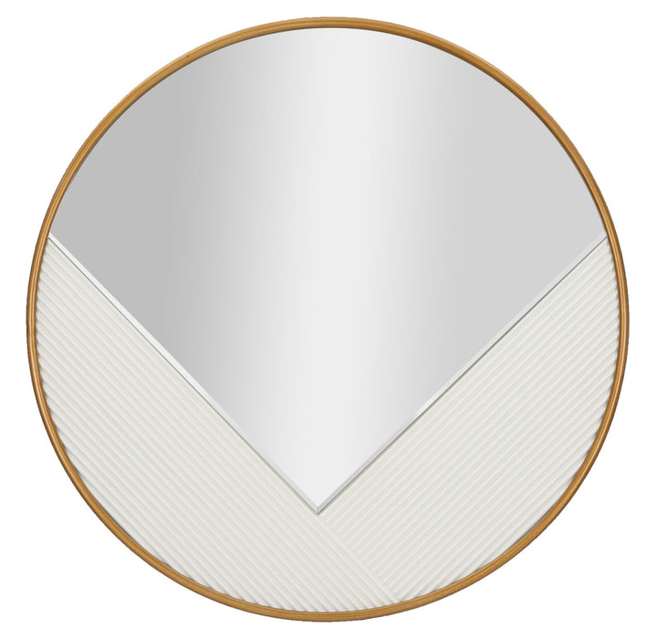 Spejl i MDF, jern – 80x4 cm