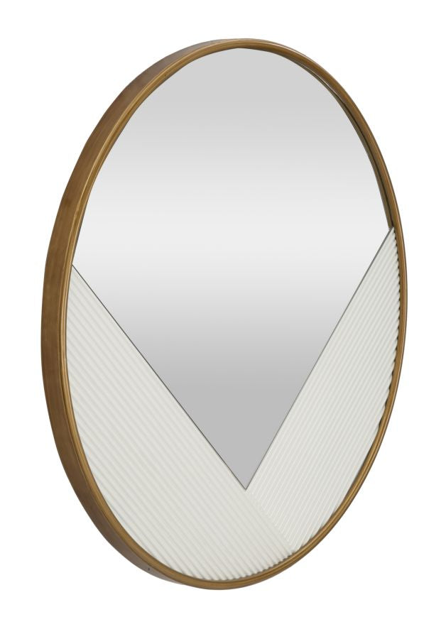 Spejl i MDF, jern – 80x4 cm