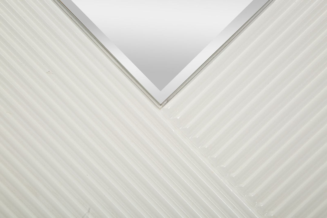 Spejl i MDF, jern – 80x4 cm