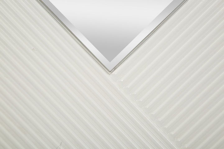 Spejl i MDF, jern – 80x4 cm