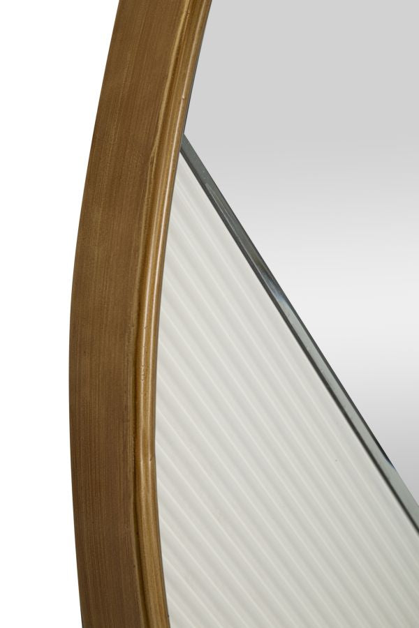 Spejl i MDF, jern – 80x4 cm