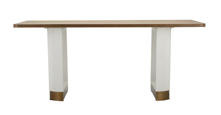 Bord i mdf, træ og jern – 180x90x76 cm