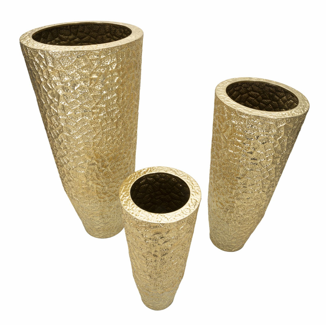 Glam vaser i jern – 50x8x114, 40x92x7, 29x8x70 cm