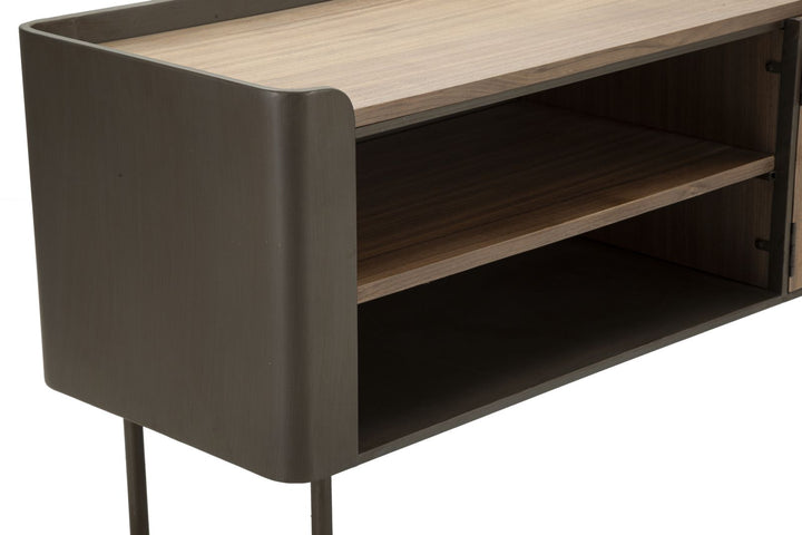 Tv-møbel i træ og jern – 150x42x58 cm