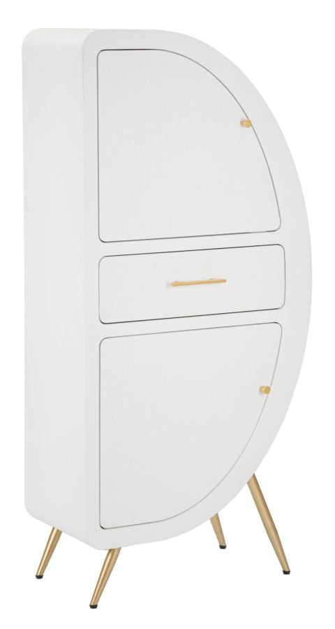Skab i mdf og jern – 60x32x133 cm