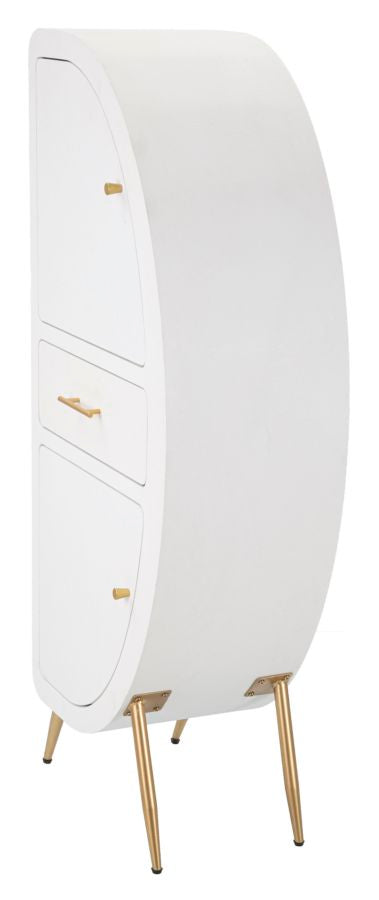 Skab i mdf og jern – 60x32x133 cm