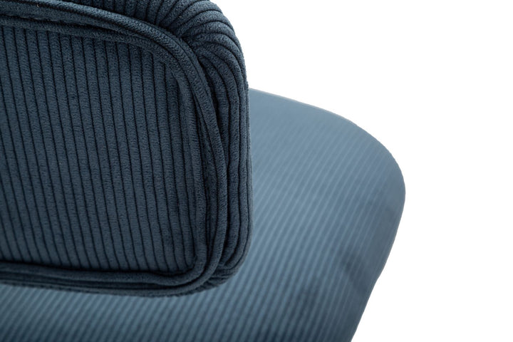 Barstol i sort, jern, træ og polyester – 41x47x5 106x5 cm