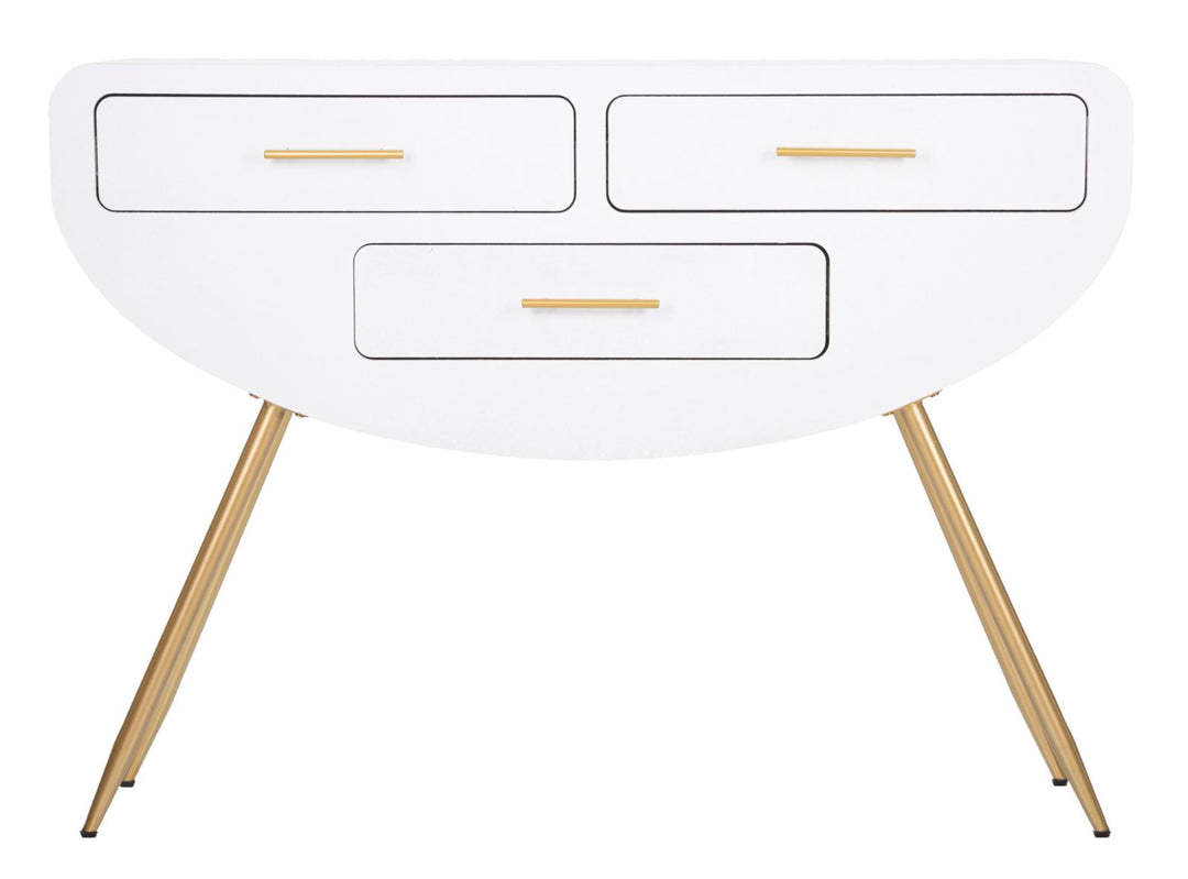 Konsolbord i mdf og jern – 110x40x80 cm
