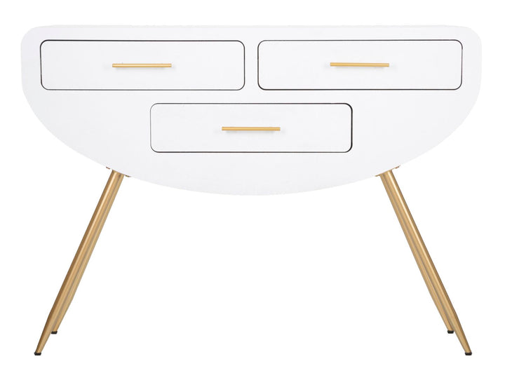 Konsolbord i mdf og jern – 110x40x80 cm