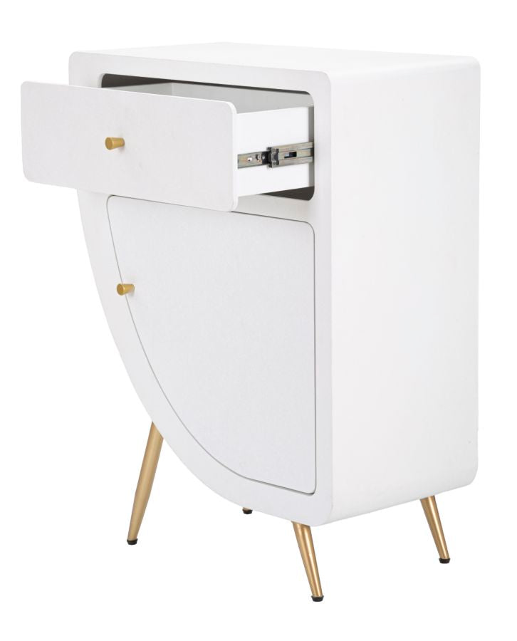 Sengebord i mdf og jern – 60x32x79 cm