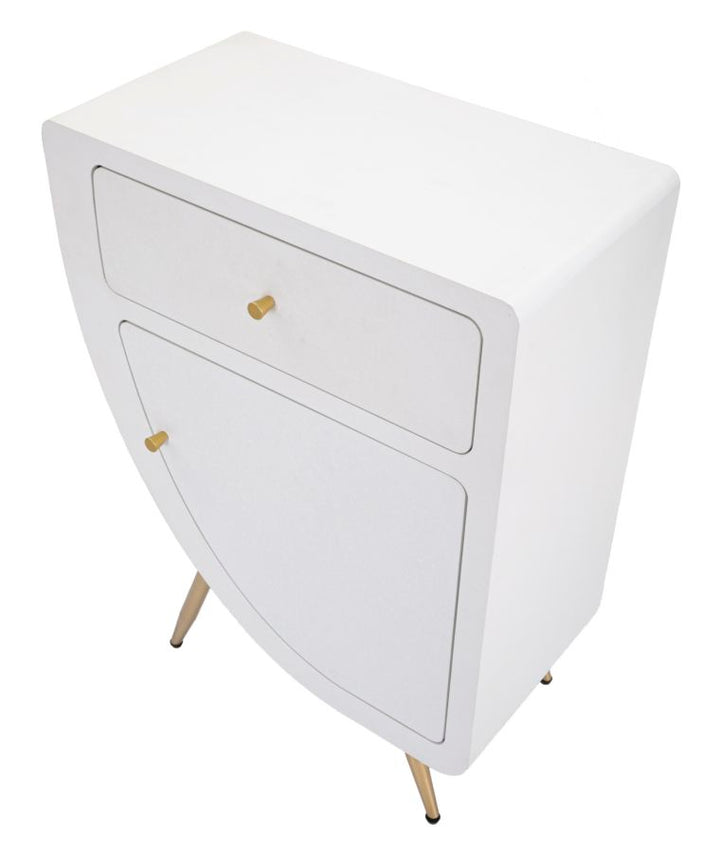 Sengebord i mdf og jern – 60x32x79 cm