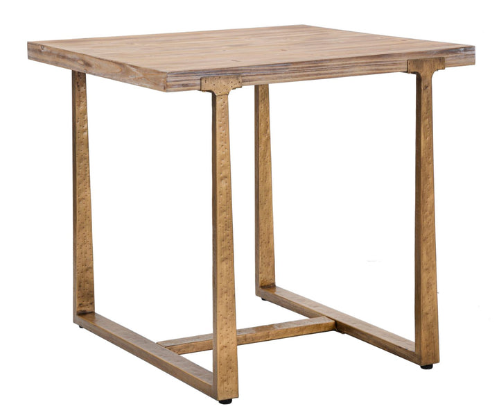 Bord i mdf og jern – 80x80x76 cm