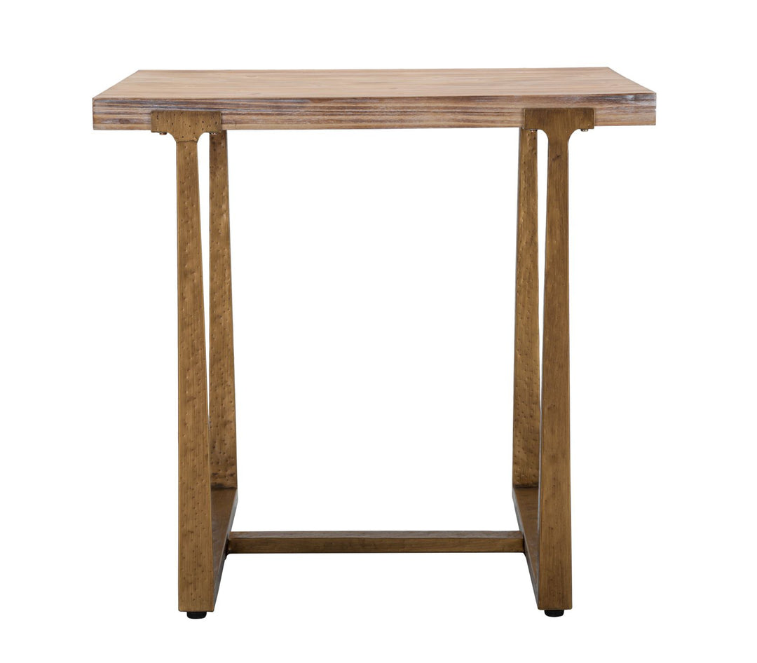 Bord i mdf og jern – 80x80x76 cm