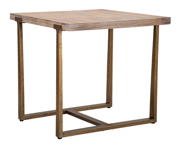 Bord i mdf og jern – 80x80x76 cm