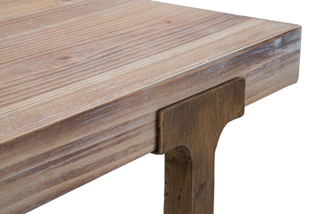 Bord i mdf og jern – 80x80x76 cm