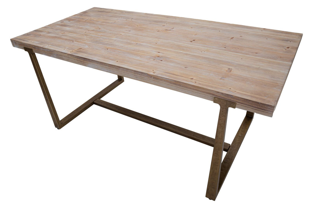 Bord i mdf og jern – 180x90x78 cm