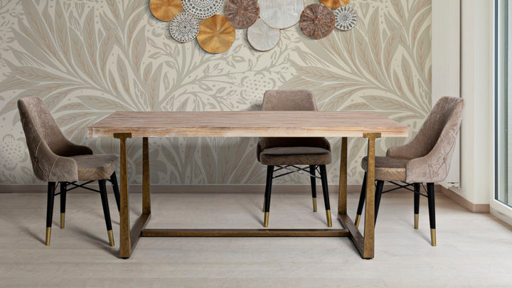 Bord i mdf og jern – 180x90x78 cm