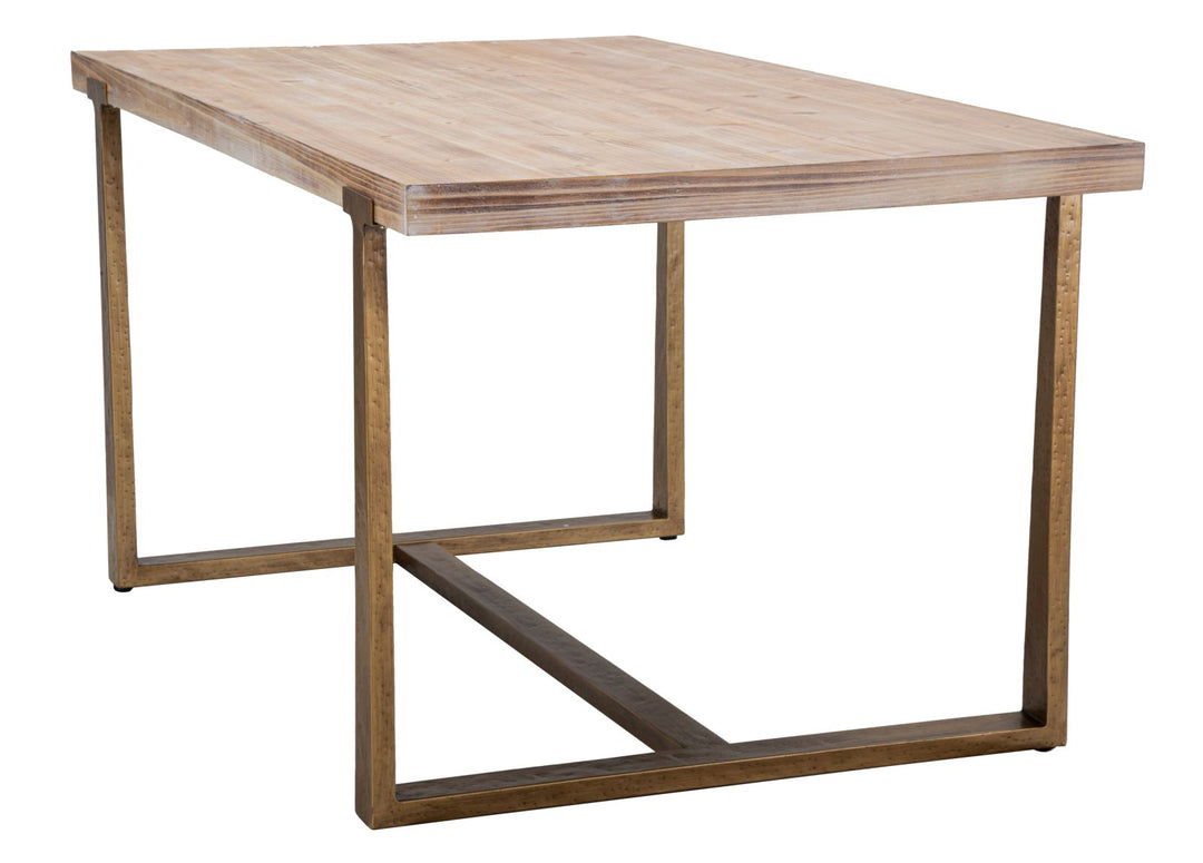 Bord i mdf og jern – 150x90x78 cm