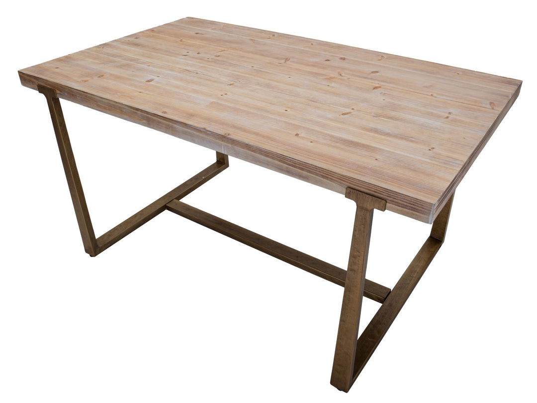 Bord i mdf og jern – 150x90x78 cm