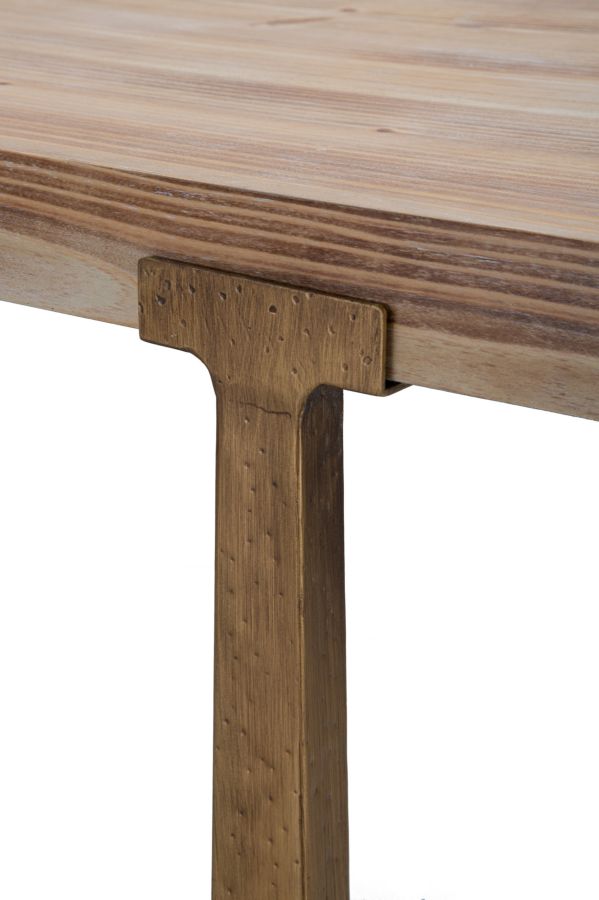Bord i mdf og jern – 150x90x78 cm