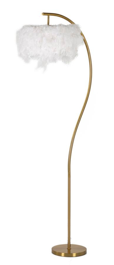 Glam lampe i jern og plast – 60x33x170 cm