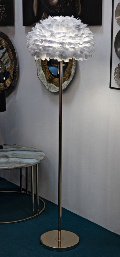 Glam lampe i jern og plast – 43x170 cm