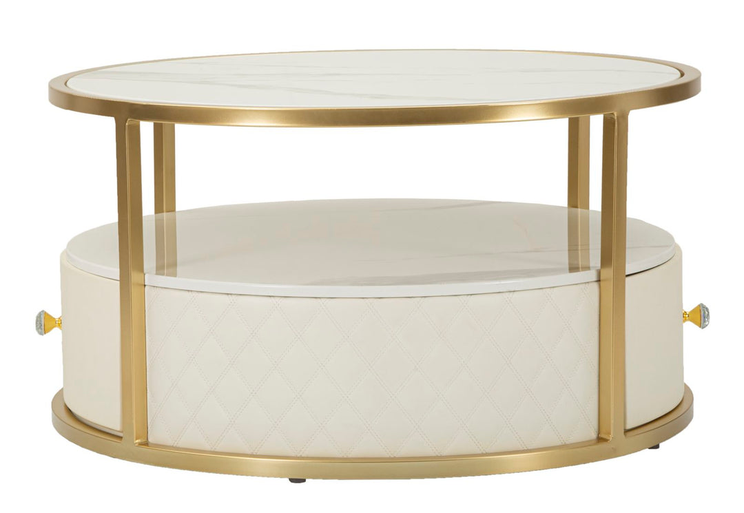 Glam bord i træ, mdf, metal – 75x40 cm