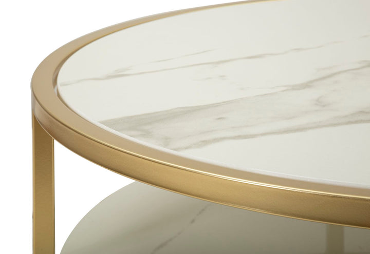 Glam bord i træ, mdf, metal – 75x40 cm