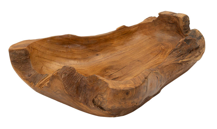 Bakke i teaktræ – 40x29x10 cm