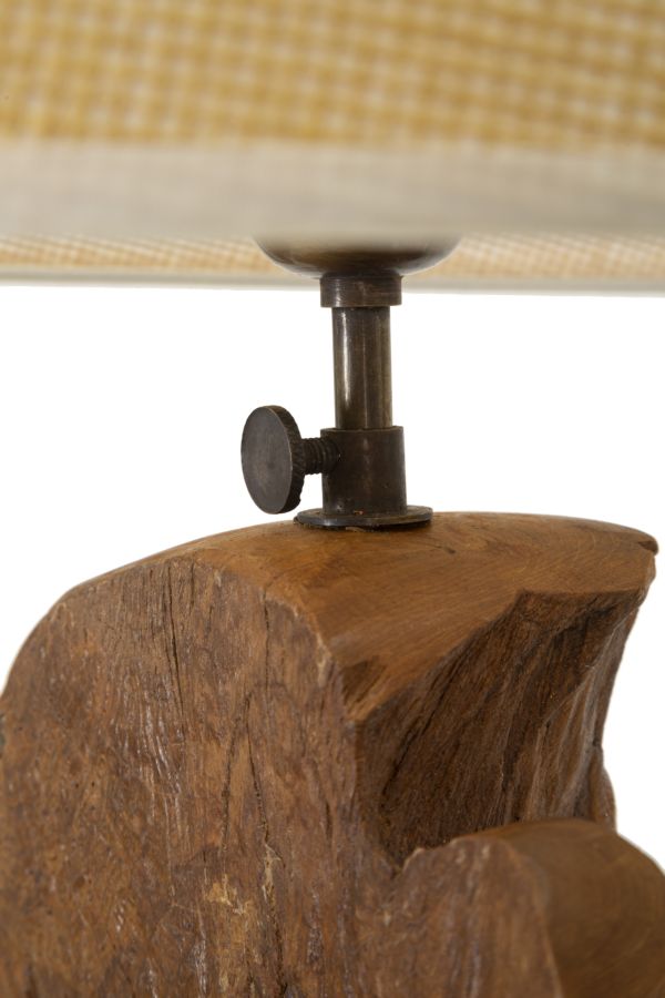 Lampe i træ – 35x80 cm