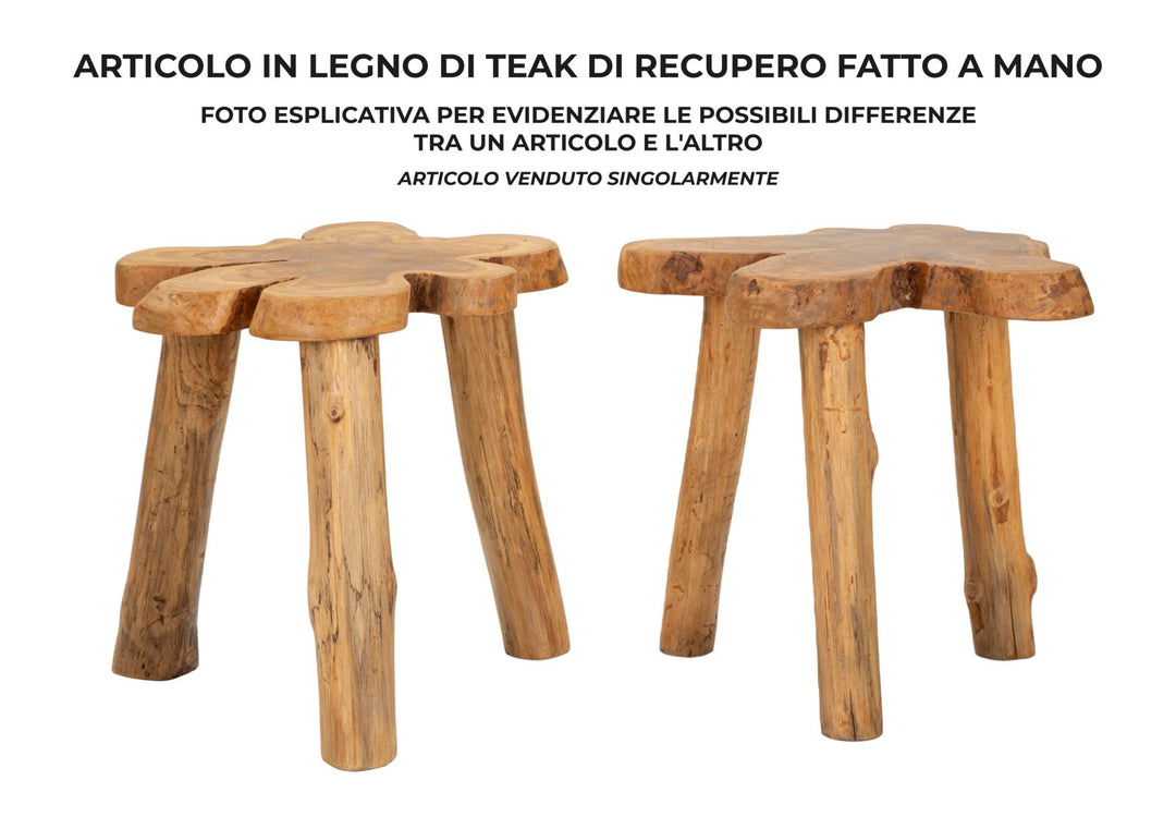 Bord, teaktræ – 50x47x50 cm
