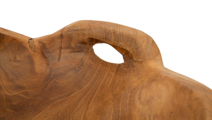 Bakke i teaktræ – 42x36x7 cm