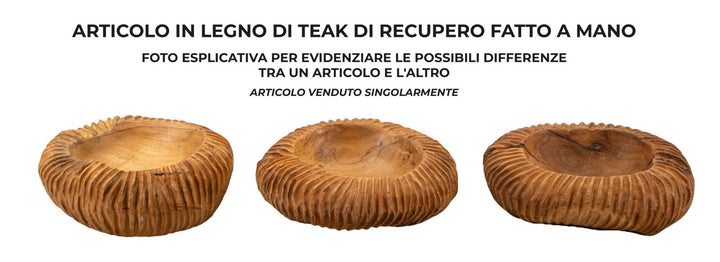 Bakke i teaktræ – 32x11 cm