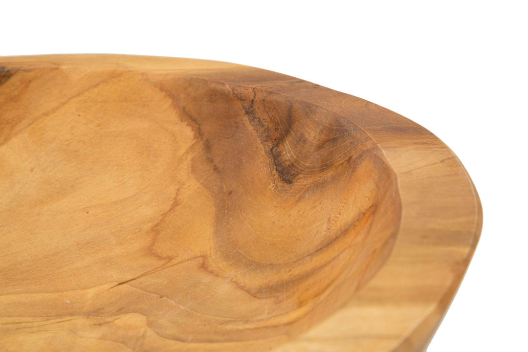 Bakke i teaktræ – 25x5 cm