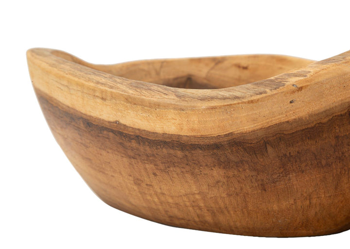 Bakke i teaktræ – 36x16x8 cm