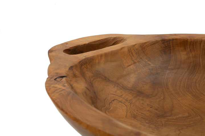 Bakke i teaktræ – 37x26x5 cm
