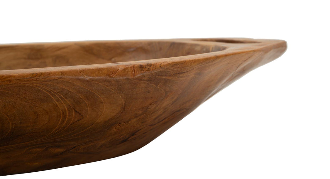 Bakke i teaktræ – 37x26x5 cm