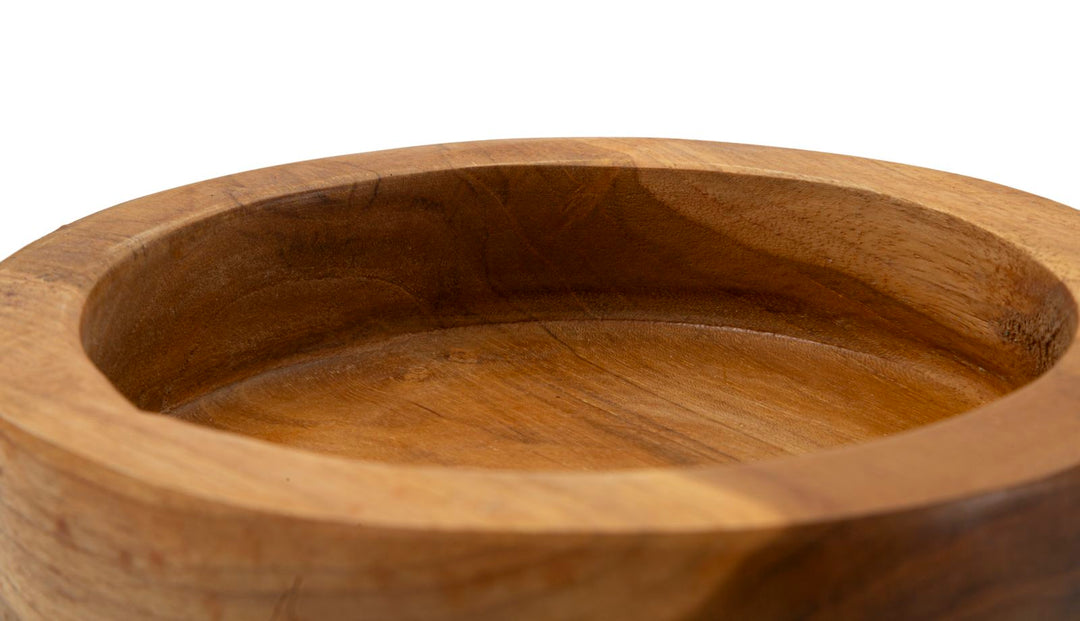 Bakke i teaktræ – 15x9x5 cm