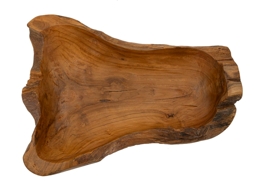 Bakke i teaktræ – 40x29x10 cm