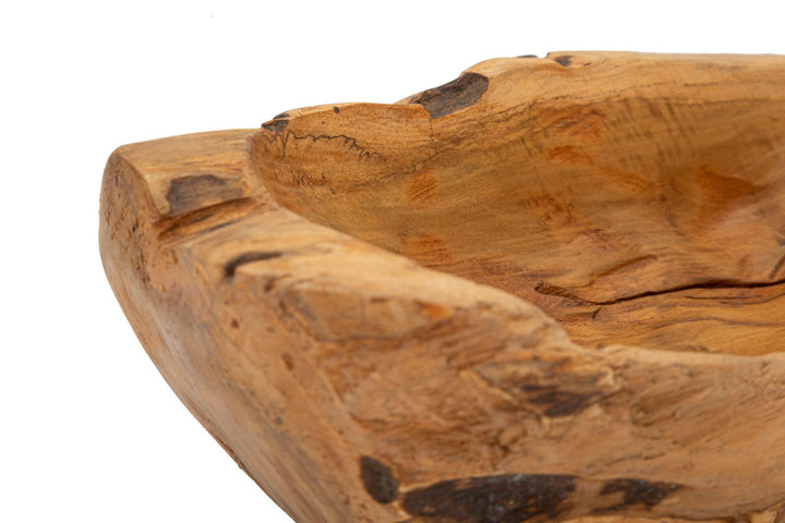 Bakke i teaktræ – 31x21x8 cm
